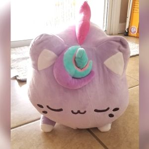 Tasty Peach Studios Jumbo Purple Unicorn Meowchi Plush
